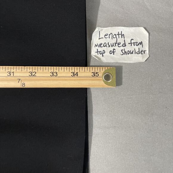 Studio I Longline Blazer Size 18 Black Jacket Office Event Goth Classic Evening - Picture 12 of 14